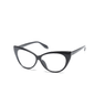 New Cat's Eye Clear Eyeglasses For Women PVC Solid Design Acetate Sunglasses Accessories