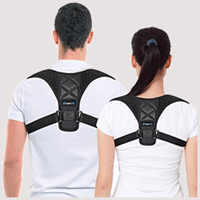Back Shoulder Brace Support Adjustable Belt Posture Corrector Brace - sparklingselections