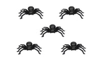Plastic Black Spider  Halloween Funny Prank Toys - sparklingselections