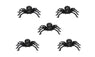 Plastic Black Spider  Halloween Funny Prank Toys
