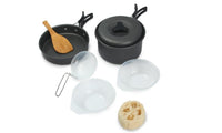 Utility 8pcs Outdoor Cookware Bowl Pot Pan Set For Picnic - sparklingselections
