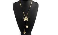 Beautiful Maple Leaf Long Beaded Necklace For Women - sparklingselections