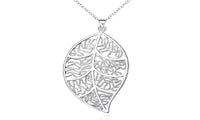 Womens's Hollow Leaf Short Pendants Necklaces - sparklingselections