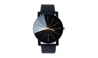 Brand New Luxury PU Leather Dial Hour Analog Wrist Watch - sparklingselections