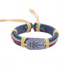 Genuine Leather Metal Maple Jamaica For Women Bracelet