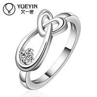 Silver Plated Wedding Rings for Women - sparklingselections