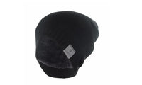 Casual Solid Thick Warm Plus Velvet Beanie Cap  - sparklingselections