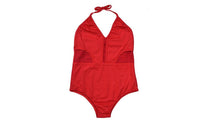 Women's Red Color Swimsuit Beachwear One Piece Bikini  - sparklingselections