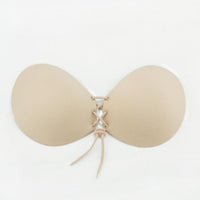 Invisible Push Up Stick On Self Adhesive Front Lacing Bras - sparklingselections