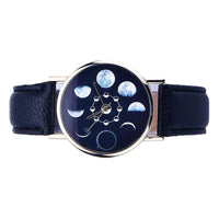 New Stylish Lunar Eclipse Pattern Quartz Wrist Watch - sparklingselections