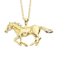 Women's Luxury Horse Pendant Long Sweater Chain Necklace Fashion Jewelry - sparklingselections