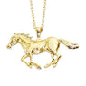 Women's Luxury Horse Pendant Long Sweater Chain Necklace Fashion Jewelry