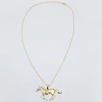 Women's Luxury Horse Pendant Long Sweater Chain Necklace Fashion Jewelry - sparklingselections