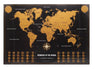 Personalized Vintage Travel World Map Poster