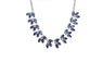 Women Blue Crystal Statement Necklace