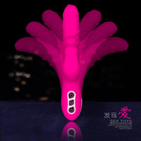 Rotation Rabbit G Spot Thrusting Rose Dildo Vibrators For Women - sparklingselections