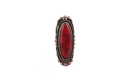 Fashion Red Stone Ring For Women - sparklingselections