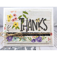 Thanks Letter Scrapbooking Stencil Letter Die Cuts Craft Cards Thanksgiving Embossing - sparklingselections