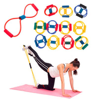 Yoga Body Building Pilates Elastic Resistance Training Bands - sparklingselections
