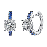 White Cubic Zirconia Stud Earrings For Women - sparklingselections