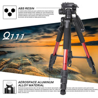 Professional Portable Travel Aluminium Camera Red Tripod - sparklingselections