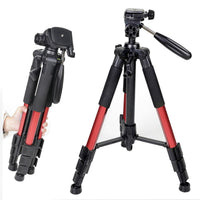 Professional Portable Travel Aluminium Camera Red Tripod - sparklingselections