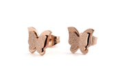 Stainless Steel Stud Butterfly Earrings For Women - sparklingselections