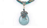 Crystal turquoise Stone Pendant Chains Necklaces For Women