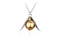 Quidditch Golden Snitch Fly Ball Wings Pendant Necklace For Women