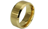 Stainless Steel Golden Ring - sparklingselections