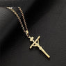 Jesus Cross Alloy Pendant Necklace For Women