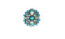 Charming Blue Stone Ring For Women