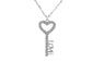 Key Shaped Love Pendant Necklace For Women