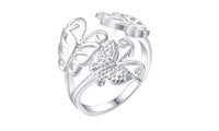 Fashion Silver Wedding Ring - sparklingselections