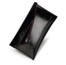 Mini Clutch Card Purse Phone Key Holder Bag PU Leather Lady Black Solid Beautiful Wallets