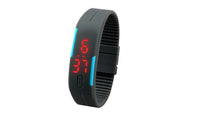 Silicone Digital LED Sports Wrist Watch - sparklingselections