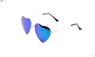 Sports Mirror Heart Shaped sunglass