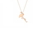 Flamingo Boho Chic Pendant Necklace For Women - sparklingselections