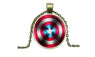 Cptain Mark The Time Gem Pendant Necklace