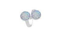 Natural Crystal Stone Women Adjustable Rings - sparklingselections