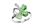 Leaf Leaves Heart Finger Rings For Women