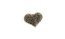 Hollow Flower Carving Heart Shape Pendant Necklace