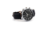 Leather Black Analog Quartz Sport Wrist Watch - sparklingselections