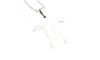 Stainless Steel Sea Turtles Pendant Necklace - sparklingselections