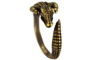 Gold New Fashion Crocodile Rings For Women - sparklingselections