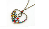 New Vintage Heart Pendants Necklace For Women - sparklingselections