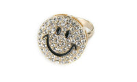 Lovely Happy Smile Face Girls Finger Rings - sparklingselections