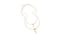Magnet Button Multi layer Choker Pendant Necklace