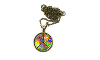 Hippie Solar Totem Pendant Necklace - sparklingselections
