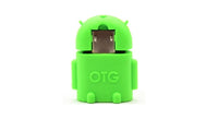 Micro USB OTG Adapter Mini Robot Shape - sparklingselections